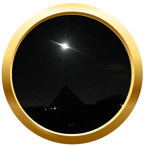 Full Moon at the Pyramids