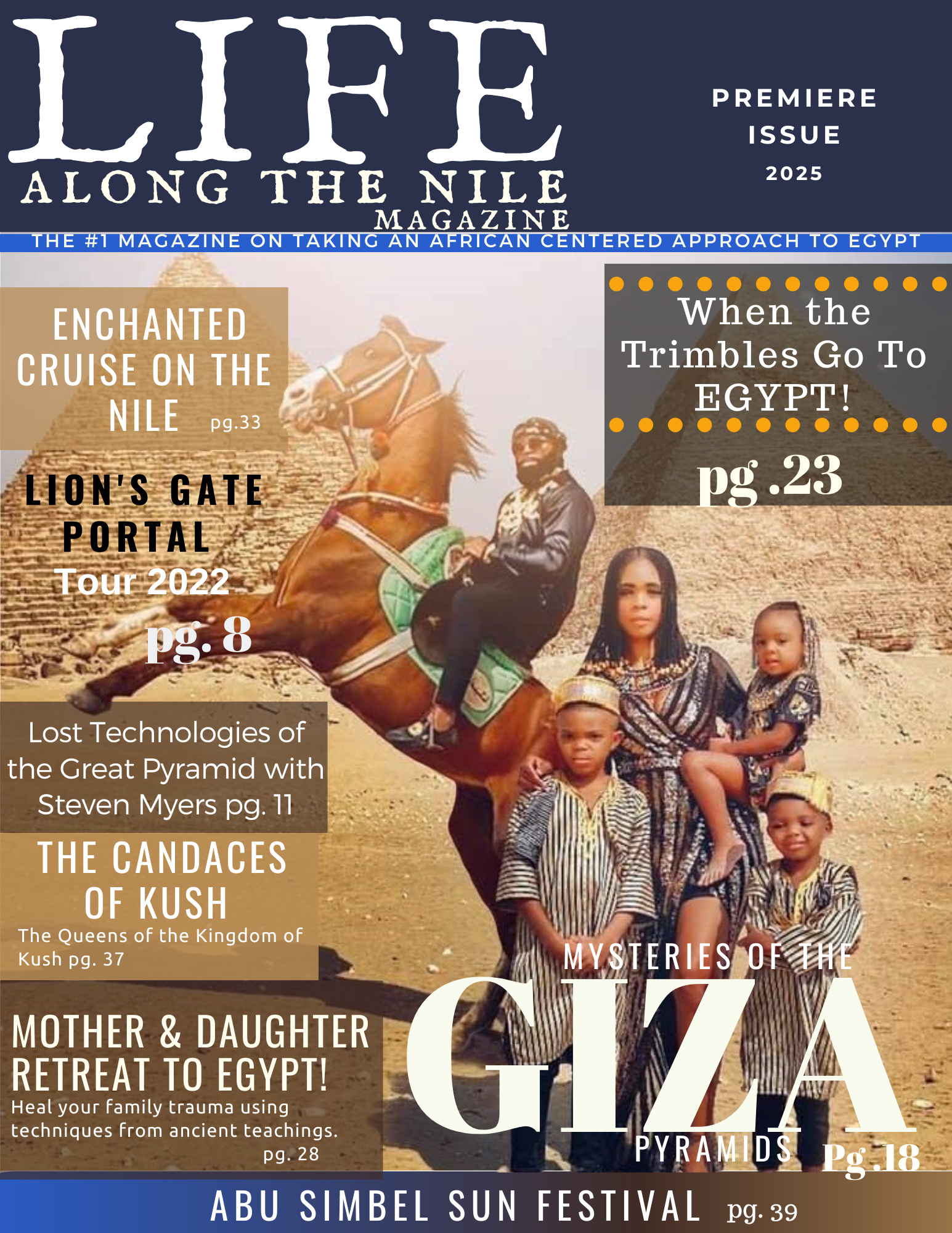 Life Along the Nile Magazine Cover Issue 1